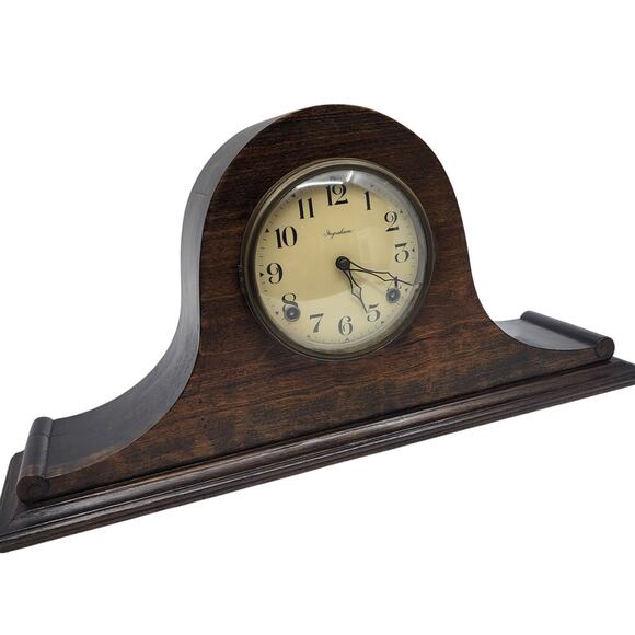 Vintage Antique Ingraham Mantle Clock Duplex in great working condition. - Picture 1 of 15